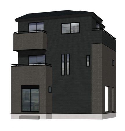 川口市赤井4丁目 外観パース図