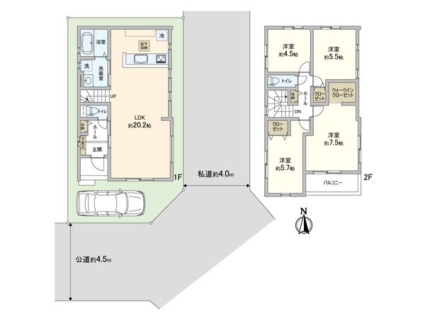 川口市大字赤井 間取図(平面図)