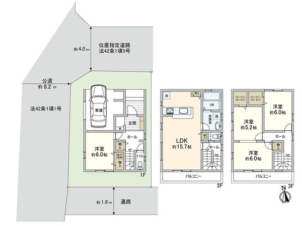 川口市大字辻 間取図(平面図) 川口市大字辻 間取図(平面図)