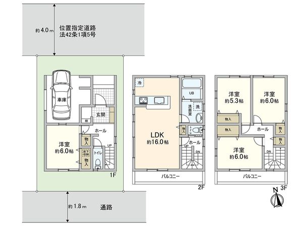 川口市大字辻 間取図(平面図) 川口市大字辻 間取図(平面図)