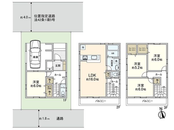 川口市大字辻 間取図(平面図) 川口市大字辻 間取図(平面図)