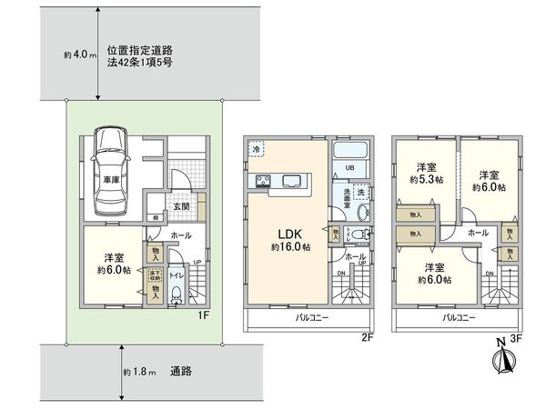 川口市大字辻 間取図(平面図) 川口市大字辻 間取図(平面図)