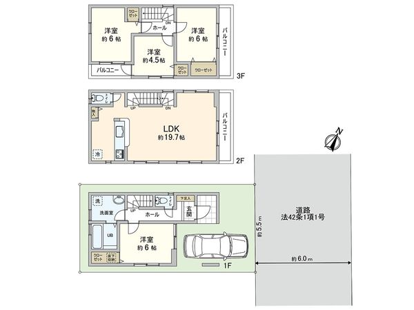 川口市元郷5丁目 間取図(平面図) 川口市元郷5丁目 間取図(平面図)
