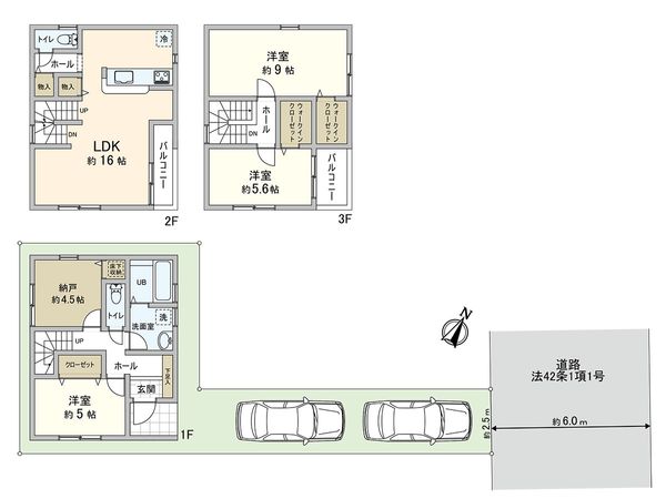 川口市元郷5丁目 間取図(平面図) 川口市元郷5丁目 間取図(平面図)