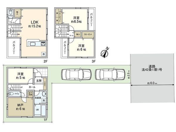 川口市元郷5丁目 間取図(平面図) 川口市元郷5丁目 間取図(平面図)