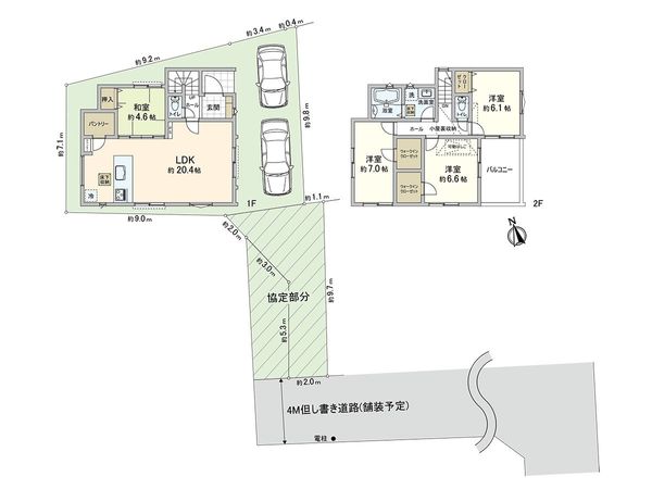 川口市朝日3丁目 間取図(平面図) 川口市朝日3丁目 間取図(平面図)