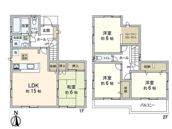 川口市本町1丁目 間取図(平面図) 川口市本町1丁目 間取図(平面図)