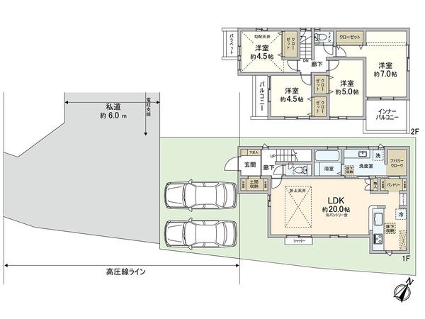 川口市大字赤井 間取図(平面図) 川口市大字赤井 間取図(平面図)