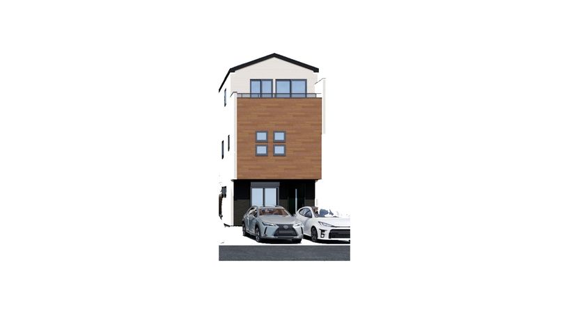 川口市元郷3丁目 1号棟 外観パース図 川口市元郷3丁目 1号棟 外観パース図