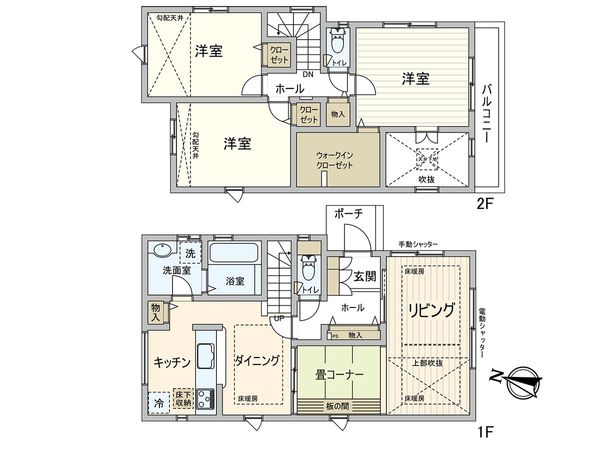 川口市鳩ヶ谷本町3丁目 間取図(平面図) 川口市鳩ヶ谷本町3丁目 間取図(平面図)