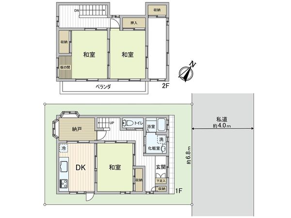 川口市大字里 間取図(平面図) 川口市大字里 間取図(平面図)