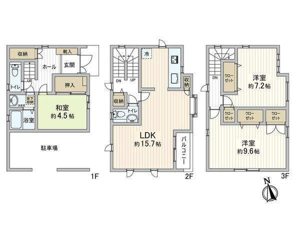 戸田市喜沢南2丁目 間取図(平面図)