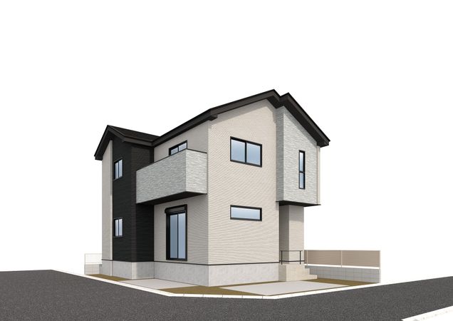 川口市坂下町2丁目 外観パース図 川口市坂下町2丁目 外観パース図