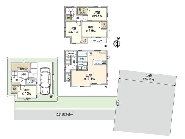 川口市西川口6丁目 間取図(平面図) 川口市西川口6丁目 間取図(平面図)