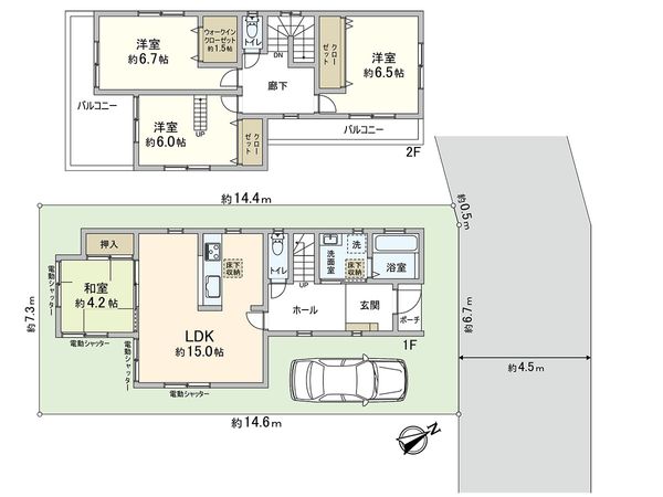 川口市大字安行原 間取図(平面図) 川口市大字安行原 間取図(平面図)