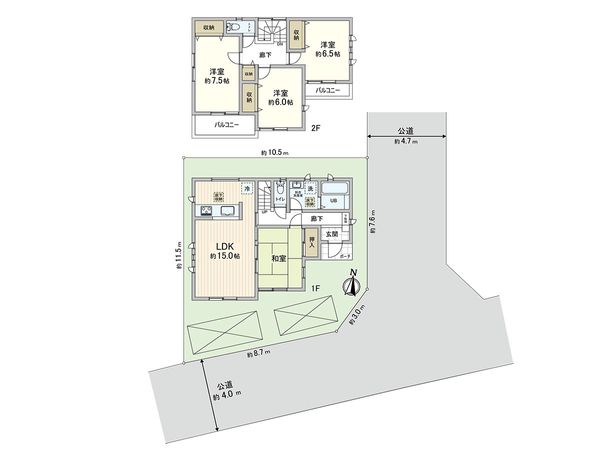川口市大字赤井 間取図(平面図) 川口市大字赤井 間取図(平面図)