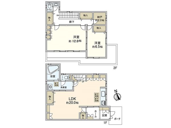 川口市大字辻 間取図(平面図) 川口市大字辻 間取図(平面図)