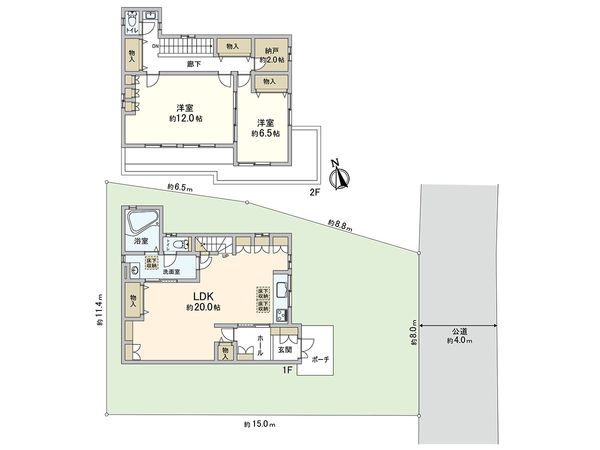 川口市大字辻 間取図(平面図) 川口市大字辻 間取図(平面図)