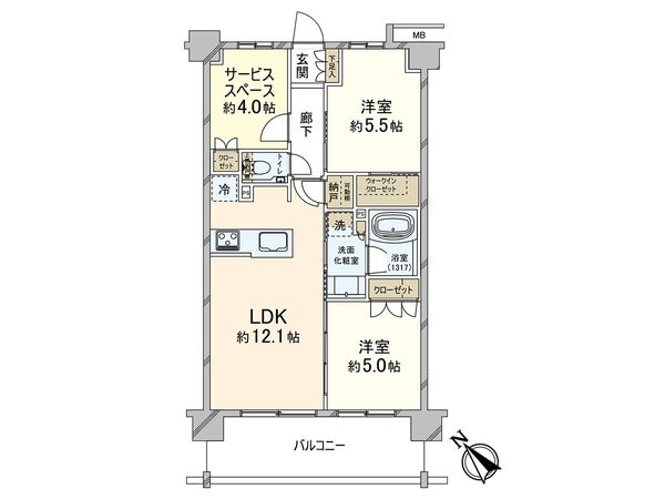 間取図(平面図)