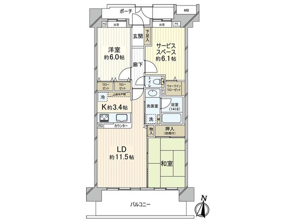 グランシエロ川口青木フォセット 間取図(平面図) グランシエロ川口青木フォセット 間取図(平面図)