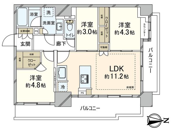 間取図(平面図)