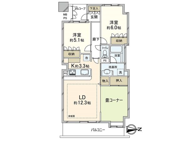 間取図(平面図)