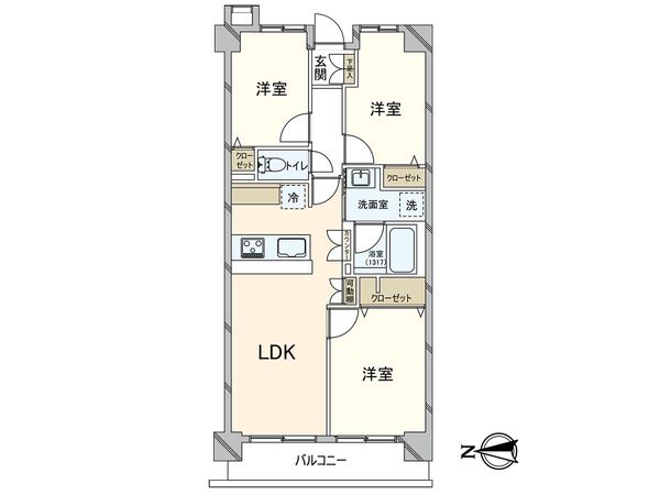 戸田公園スカイマンション 間取図(平面図) 間取図(平面図)