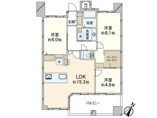レクセルプラザ東川口 間取図(平面図) 間取図(平面図)