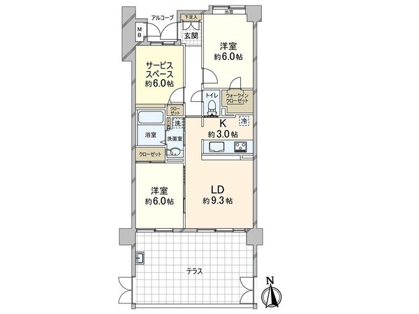 間取図(平面図)