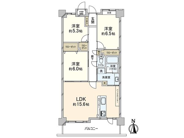 ゼファー川口青木フェリシア 間取図(平面図) ゼファー川口青木フェリシア 間取図(平面図)