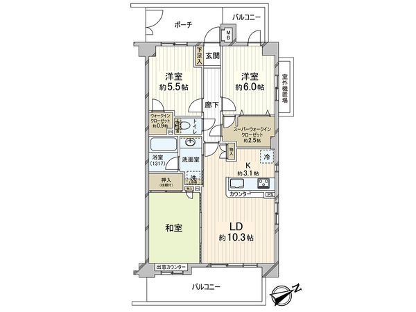 レーベンハイム川口元郷サザンテラス 間取図(平面図) レーベンハイム川口元郷サザンテラス 間取図(平面図)