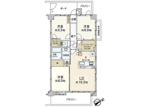 レーベンハイム川口元郷サザンテラス 間取図(平面図) レーベンハイム川口元郷サザンテラス 間取図(平面図)