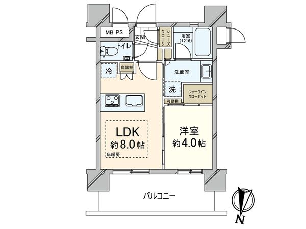 スタジオデン西川口 間取図(平面図) スタジオデン西川口 間取図(平面図)