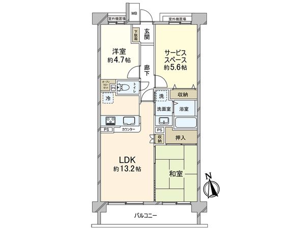 コスモ戸田公園リバーシティ イースト 間取図(平面図) 間取図(平面図)