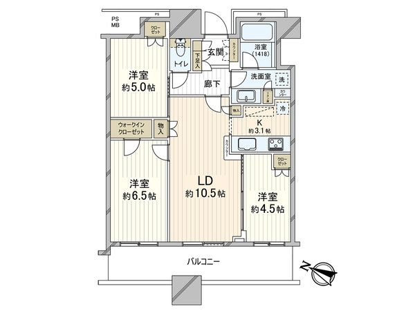 サウスゲートタワー川口 間取図(平面図) 間取図(平面図)