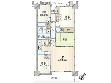 間取図(平面図)