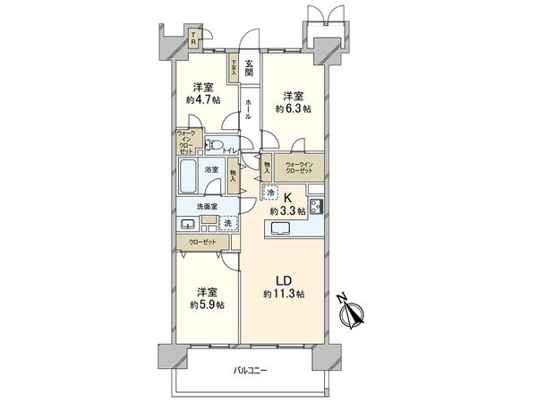 ソル・シエーナ川口 間取図(平面図)