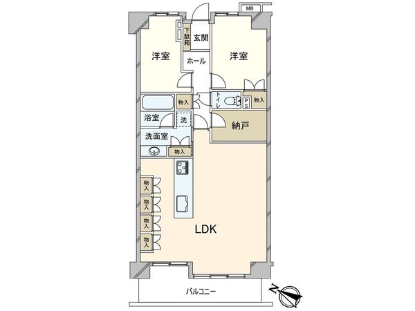 デュアルコート川口ウエストビュー 間取図(平面図)