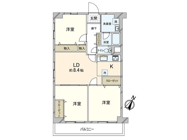 ベルエア第一川口 間取図(平面図) 間取図(平面図)