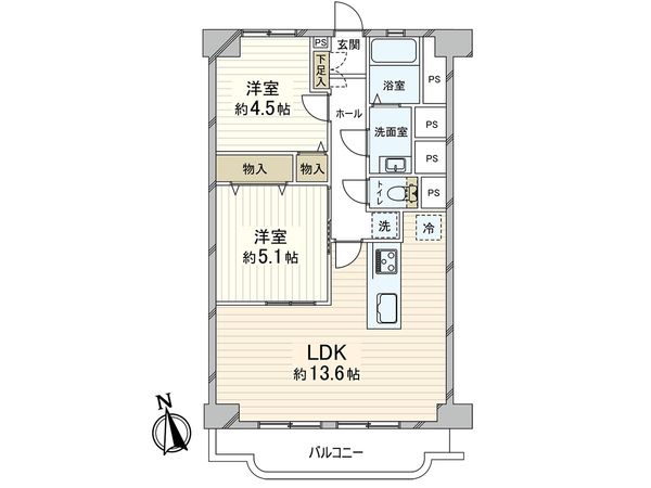 川口サマリヤマンション 間取図(平面図) 間取図(平面図)