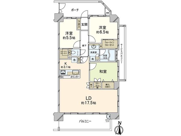 ルネサンスブライトアリーナ 間取図(平面図) 間取図(平面図)