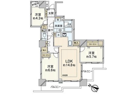 間取図(平面図)