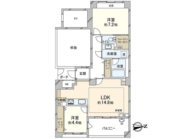 プラウド戸田公園アベニュー 間取図(平面図) プラウド戸田公園アベニュー 間取図(平面図)