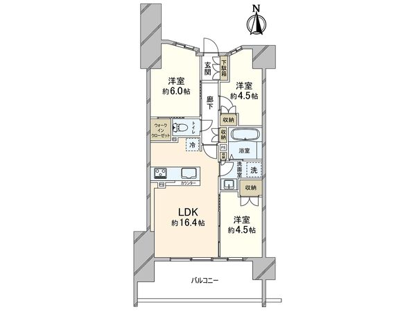 エステムコート川口並木 間取図(平面図) エステムコート川口並木 間取図(平面図)