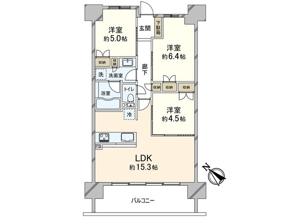ライオンズ川口並木グランゲート 間取図(平面図) 間取図(平面図)