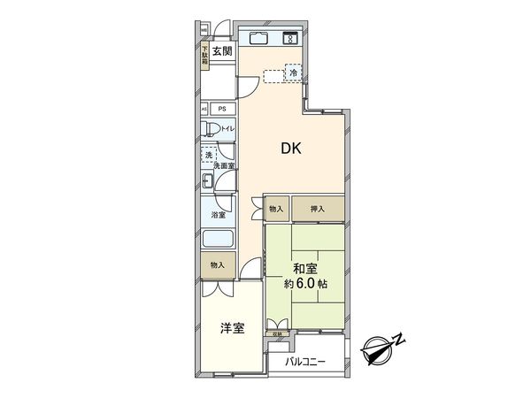 サンリーブ幸町コートハウス 間取図(平面図) サンリーブ幸町コートハウス 間取図(平面図)