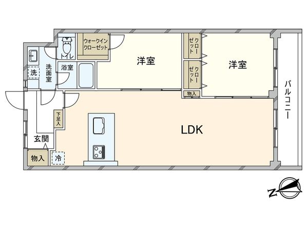 下前マンション 間取図(平面図) 下前マンション 間取図(平面図)