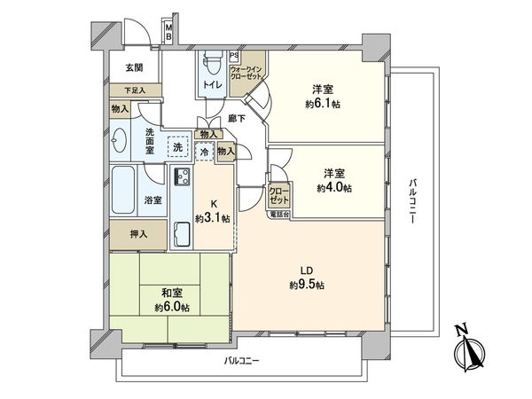 東急ドエルアルス川口5丁目 壱番館 間取図(平面図) 東急ドエルアルス川口5丁目 壱番館 間取図(平面図)
