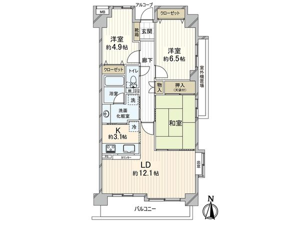 ステイツ戸田公園けやき通り 間取図(平面図) ステイツ戸田公園けやき通り 間取図(平面図)
