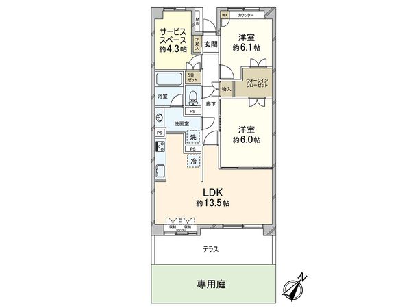 川口弥平パーク・ホームズ 間取図(平面図) 川口弥平パーク・ホームズ 間取図(平面図)